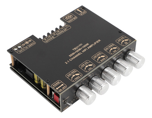 Módulo Amplificador De Potencia Placa De 2.1 Canales 50wx2 P
