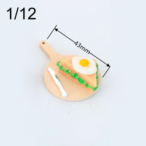 Mini Juego De Comida Para Muñecas, Sandwich De Huevo