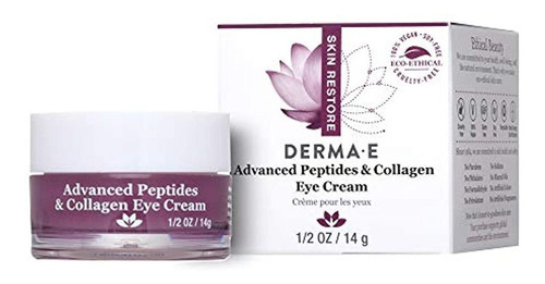 Crema De Ojos Avanzada De Péptidos Y Colágeno De Derma-e, Co