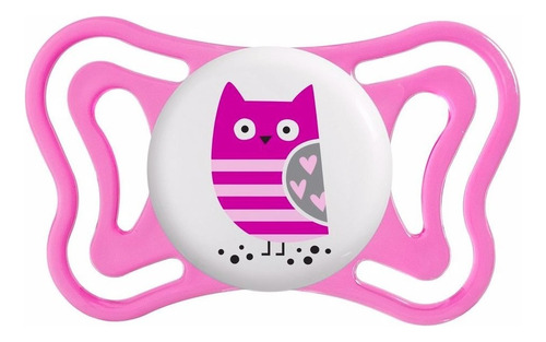 Chupete Physio Light (6-16 m) 2 una rosa Chicco, período de edad de 6 a 12 meses