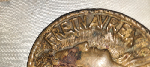 Antigua Moneda Luis Xllll Bronce Ldvxlllldg Fretnavrex (Usado)