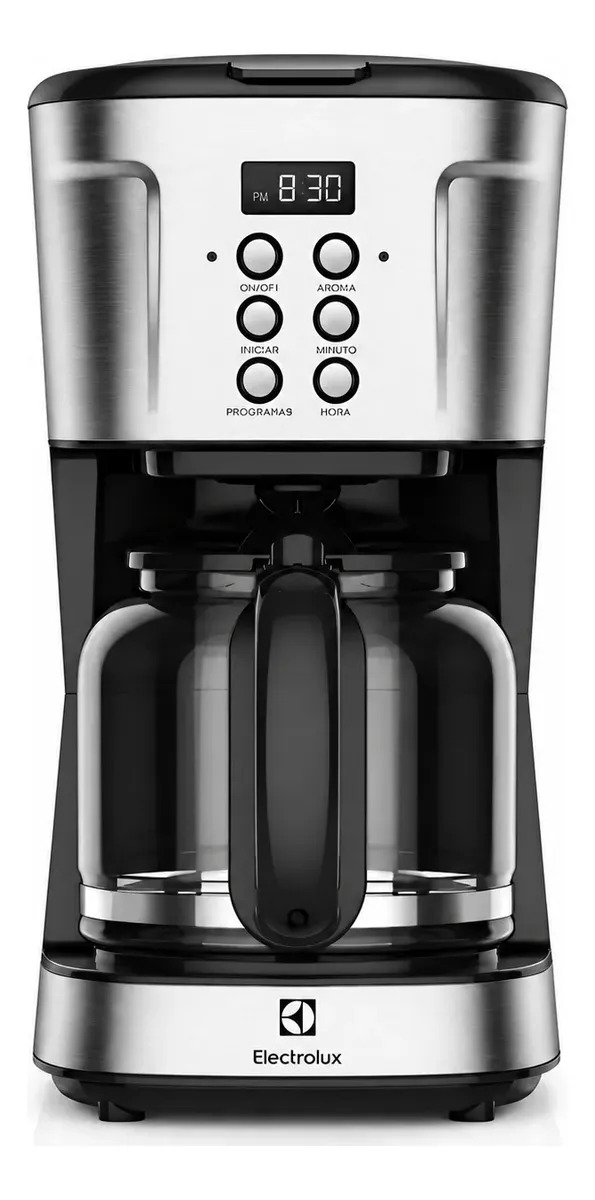 Cafeteira Elétrica  Programável Digital Electrolux Experience Prateado 127v