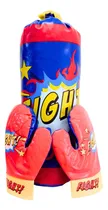 Comprar Infantil Boxeo Con Saco Y Guantes Azul Artes Marciales