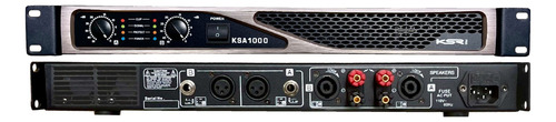 Potencia Slim Som Profissional 2000w Rms Ksr Pro Ksa1000 X2 Cor Preto Potência De Saída Rms 2000 W 127v