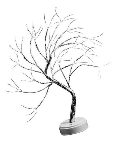 Lâmpada De Árvore Com 108 Mini Leds Warm White Copper Wire P