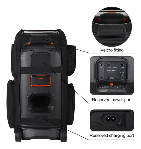 Funda Lefor·z Compatible Con Altavoz Jbl Partybox Stage 320,