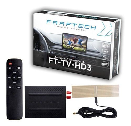 Receptor Sintonizador Multimidia Full Hd Faaftech Ft-tv-hd3