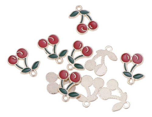 2 Encantos De La Cereza Para La Fabricación De Joyas