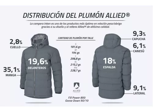 INKEN Parka cortaviento con abrigo de pluma Hombre - Ansilta Chile -  Indumentaria Técnica de Montaña