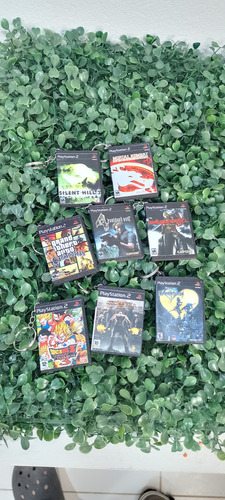 Llaveros Ps2 X50 Unidades Negro Ps2