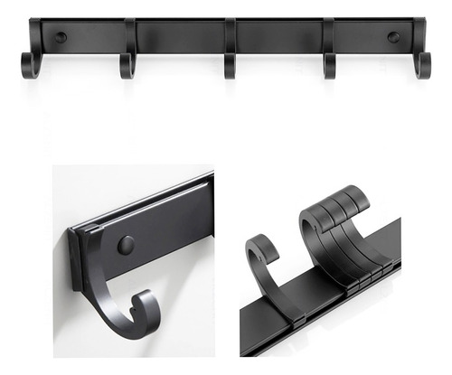 Toallero De Baño Plegable De Aluminio Ahorro Espacio Moderno