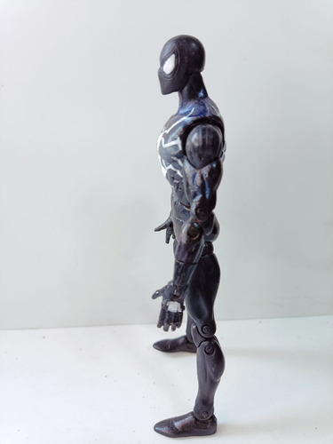 Black Spider-man Launching Web Missile Classics Hasbro 2008 (Usado)