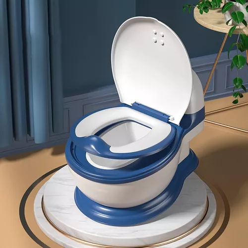 Potty Real Feel Potty Cadeira De Penico Almofada De Pvc Azul