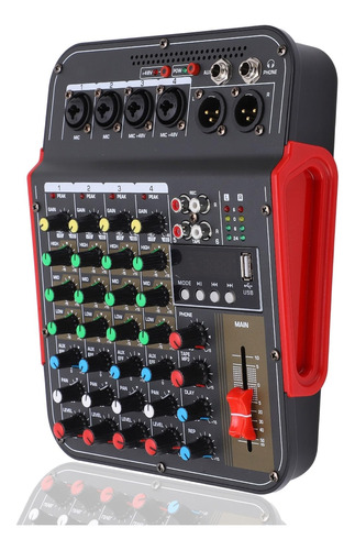 Jeanoko Consola Mezcladora De Audio, Consola De Mezcla Profe