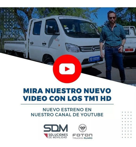 Imagen 7 de 20 de Foton Tm1 Cabina Doble Entrega Inmediata