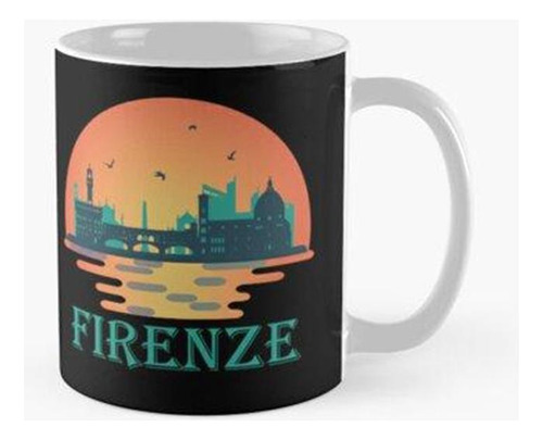 Taza Horizonte De Florencia Firenze Italia I Love Italia Cal