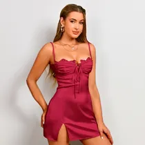 Comprar Vestido Shein Importado De Usa Estilo House Of Cb Con Tajo