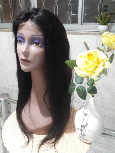 Lace Front 4x4 Cabelo 100% Humano 60cm 150% Para Dia-dia 22i