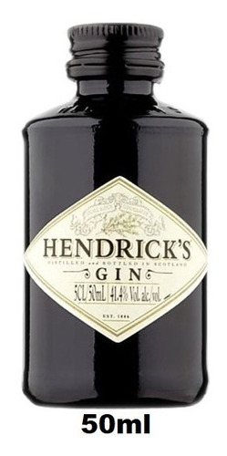 Gin  Hendricks 50ml Miniatura Botella Vidrio