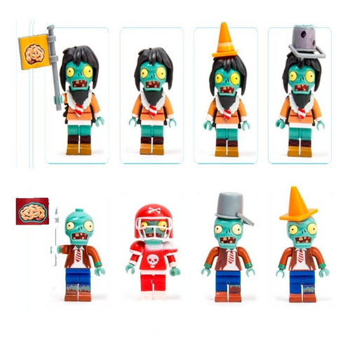 Plantas Vs Zombis Set 5pz Sorpresa (Usado)
