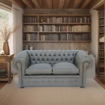 Comprar Sofa Chester Sillon Chesterfield 2 Cuerpos En 1.70m Ecocuero