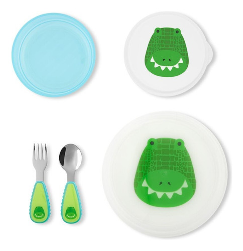 Set De Alimentacion Bebé Crocodilo