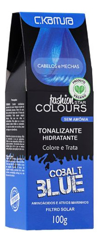 Tonalizante C.Kamura c.kamura tom azul para cabelo