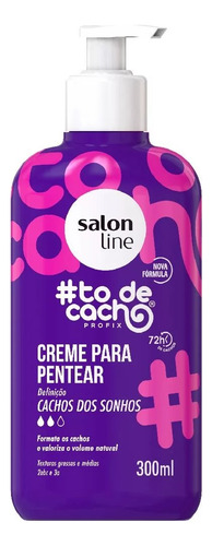 Crema De Peinar Cachos Dos Sonhos Salón Line Liberada 300 Ml