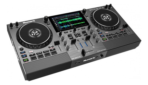 Controlador Dj Numark Mixstream Pro Go Musica Profesional Plateado