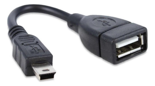 Cabo Otg Usb V3 Mini Usb Macho 5p X Usb A Fêmea 10cm