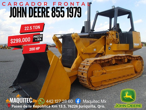 10) Cargador Frontal Sobre Orugas John Deere 855 