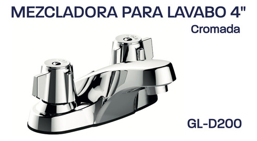 Mezcladora Para Lavabo 4  Coflex Gl-d200