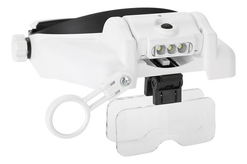 Casco Con Lupa Para La Cabeza, Con Iluminación Led, Diadema