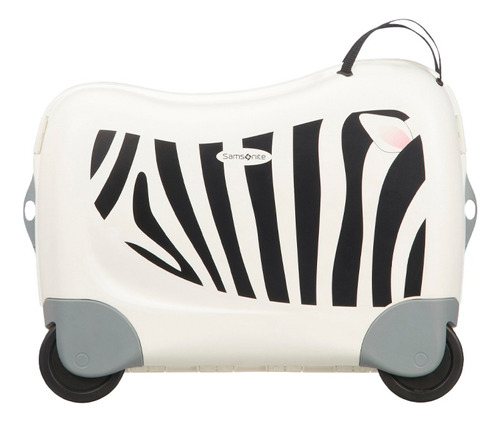 Mala De Viagem Infantil Dr Rider Samsonite Cor Preto e branco Zebra