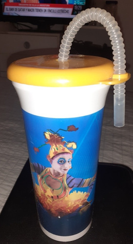 Vaso Plastico Cirque Du Soleil La Nouba.21 X 10 Cm. Oferta 