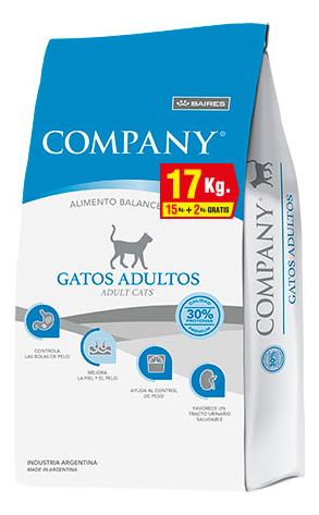 Alimento Company Gato Adulto X 15+2 Kg