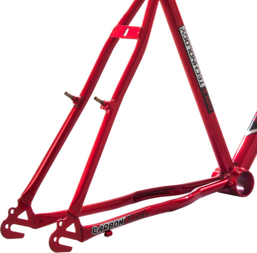 Quadro Em Aço Carbono Ultra Bike Aro 26 Com Garfo Masculino Cor Vermelho