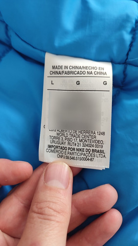 Camperón De Boca - Nike - Temporada 2019 (Usado)