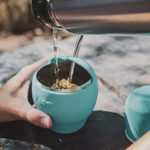 Mate Con Bombilla Keep Mate Acero Inoxidable Mate 230ml Mate