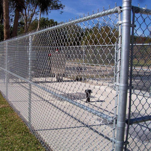 Link Link Fence Rail End Cap Galvanized Multifunción Plata