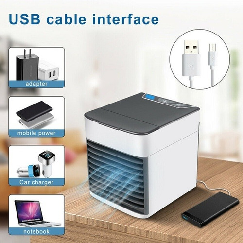 Aire Acondicionado Pequeño Usb Para Escritorio, Auto