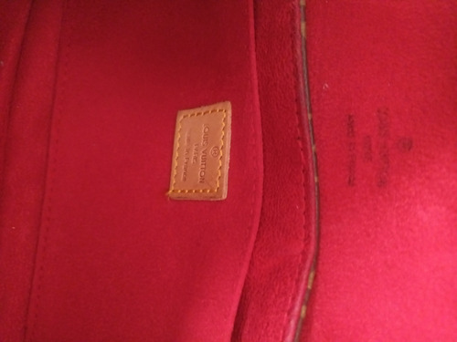 Cartera De Mujer Louis Vuiton Marrón Floreado Suela Suela (Usado)