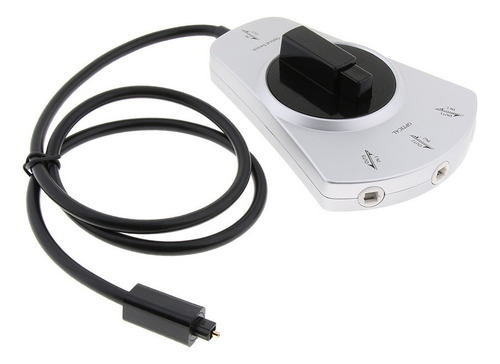 Divisor De Sonido 3 Vías Cable De Fibra De Sonido Digital