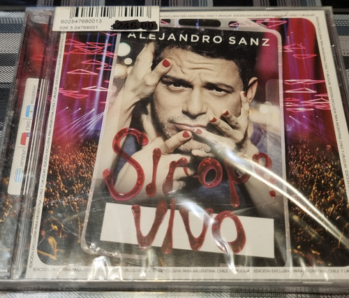 Alejandro Sanz - Sirope Vivo - Cd/dvd New #cdspaternal