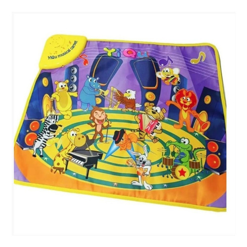 Imagem 2 de 4 de Tapete Musical Infantil C/ Som E Luz - 48cmx57cm - Wellkids