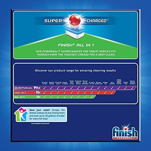 Terminar Todo En 1 Powerball Fresh, 94ct, Tabletas Detergent