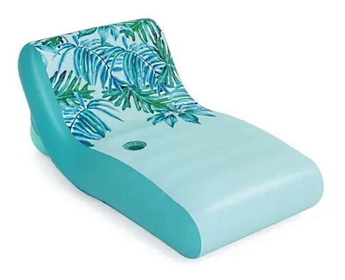 Bestway Colchoneta Inflable Sillon Luxury + Posa Vaso Funda