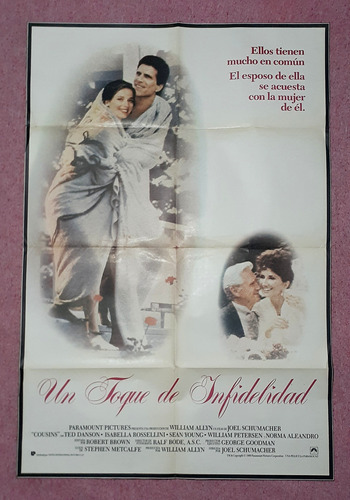 Un Toque De Infidelidad - Poster Afiche Original Cine 100x70
