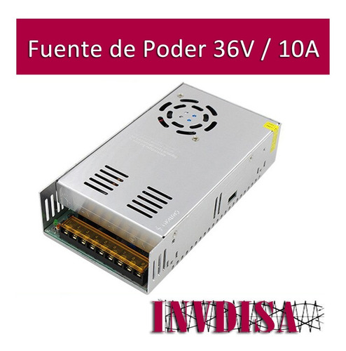 Fuente De Alimentación Invdisa 36v 600w Para Cnc Y Led