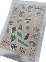 Comprar Dos Planchas De Stickers 42 Stickers En Total